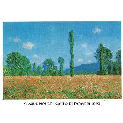 Lamina - Campo di Papaveri 1890 Enmarcado de laminas