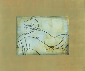 Lamina - Femme allongee