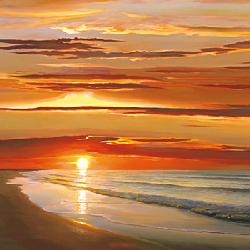 Lamina - Sunset on the Water Enmarcado de laminas