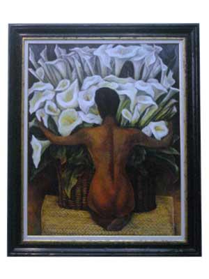 Cuadro - Desnudo con calas