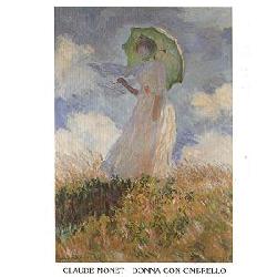 Lamina - Donna con Ombrello Enmarcado de laminas