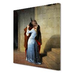 Cuadro Canvas Bastidor  El Beso Hayez Enmarcado de cuadros