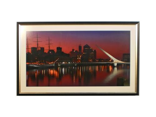 Cuadro Foto Puente de la Mujer Puerto Madero