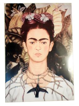 Lamina - Autorretrato con mono y gato