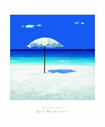 Lamina - Ombrellone nel blu Enmarcado de cuadros