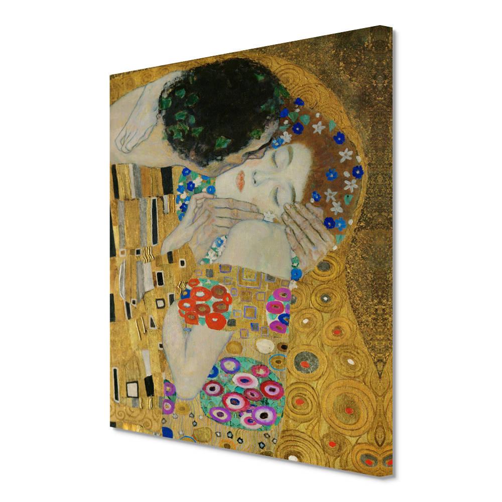 Cuadro Canvas Bastidor  El Beso