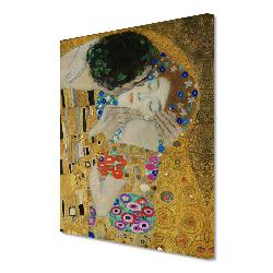 Cuadro Canvas Bastidor  El Beso Enmarcado de laminas