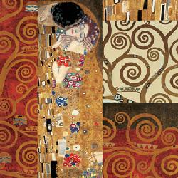 Lamina - Klimt Details (The Kiss) Enmarcado de laminas