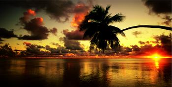 Lamina - Aitutaki Lagoon, Cook Islands  Enmarcado de cuadros