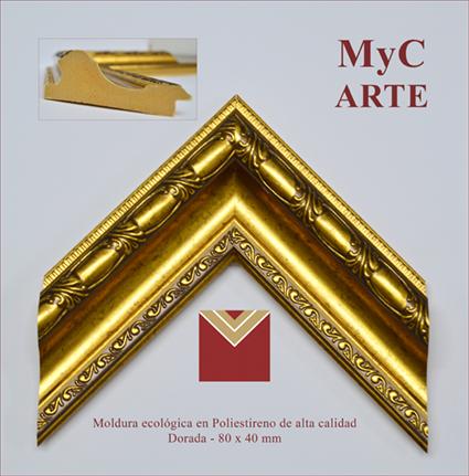 BATEA 8 CM ORO