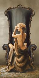 Lamina - Seated Beauty Enmarcado de laminas