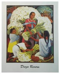 Lamina - Mercado de Flores Enmarcado de laminas