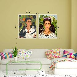 set 2 cuadros canvas 