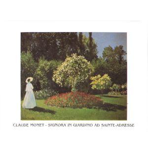 Lamina - Signora in Giardino a Saintre-Adresse