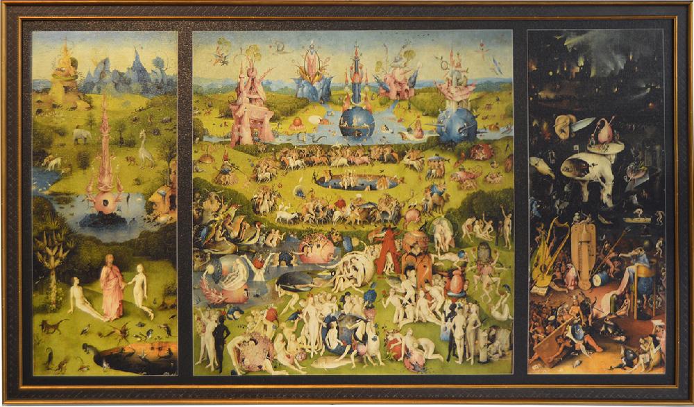 Enmarcado de laminas Cuadros , EL JARDIN DE LAS DELICIAS BOSCH