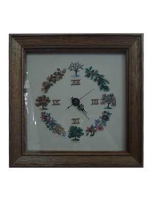 Enmarcado Tapiz Reloj