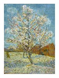 Vincent Van Gogh  Duraznero Rosado Enmarcado de laminas