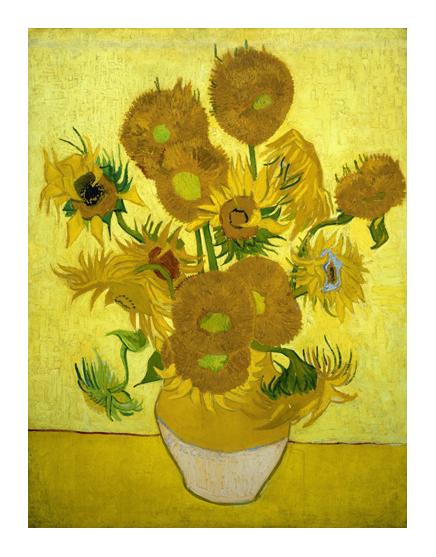 Vincent Van Gogh  Girasoles