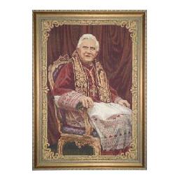 Enmarcado Tapiz Benedicto XVI Enmarcado de laminas