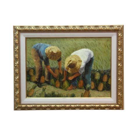 Enmarcado de Oleo campesinos