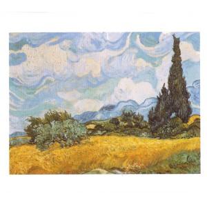 Lamina - Campo di Grano con Cipressi
