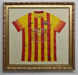 Enmarcado camiseta Barcelona Enmarcado de laminas