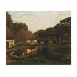 Lamina - Cour de Ferme en Normandie Marcos y Cuadros