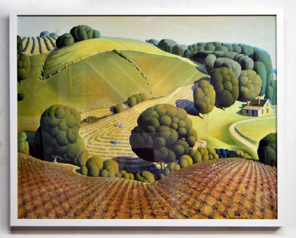 Cuadro Young Corn Grant Wood