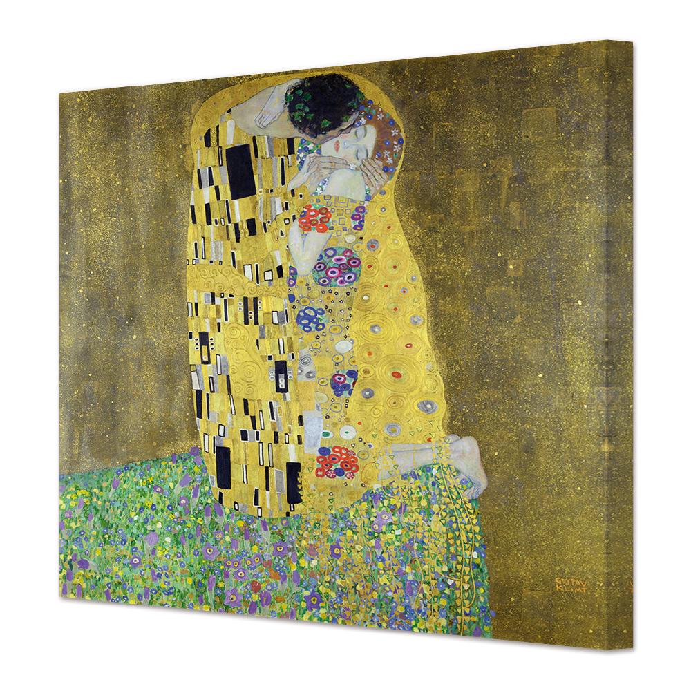Cuadro Canvas Bastidor  El Beso