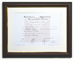 Enmarcado diploma Marcos y Cuadros