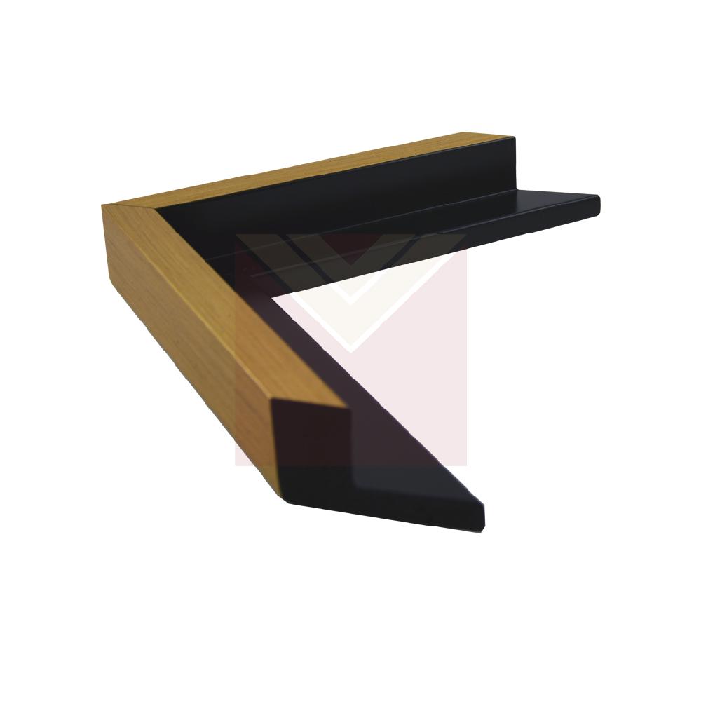ESPACIAL 45 CM NEGRA CON DORADO
