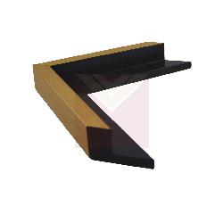 ESPACIAL 45 CM NEGRA CON DORADO Enmarcado de cuadros