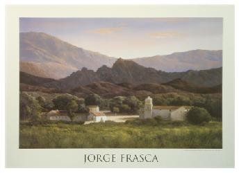 Lamina - Atardecer en los valles calchaquies Enmarcado de laminas