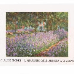 Lamina - Il giardino dellartista a Giverny Enmarcado de cuadros