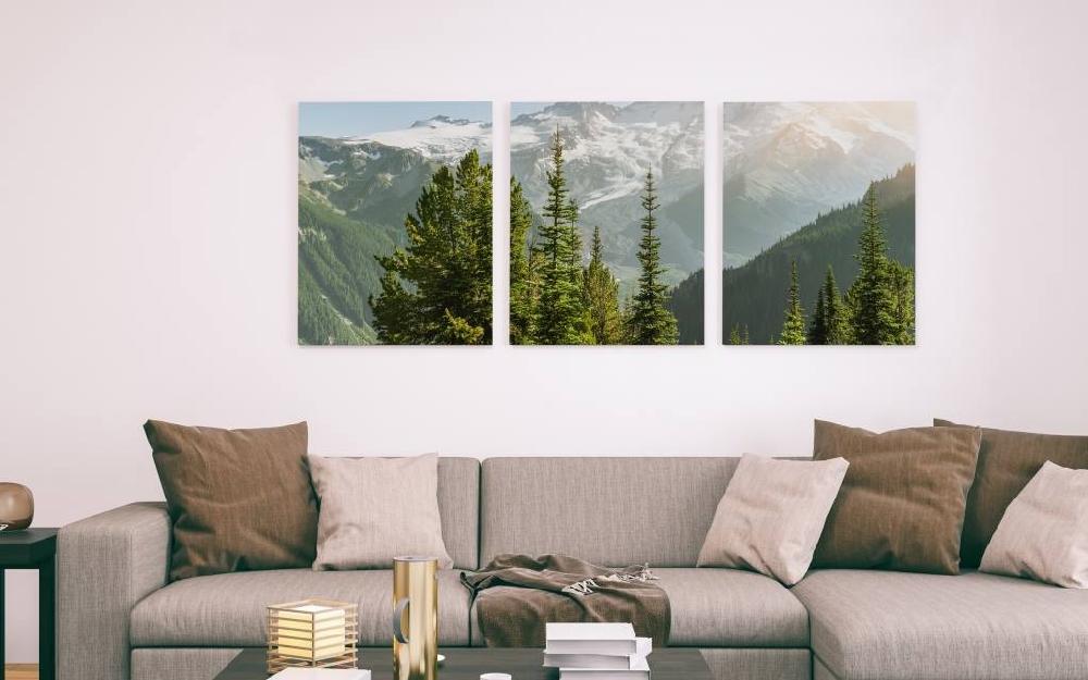 triptico canvas en bastidor