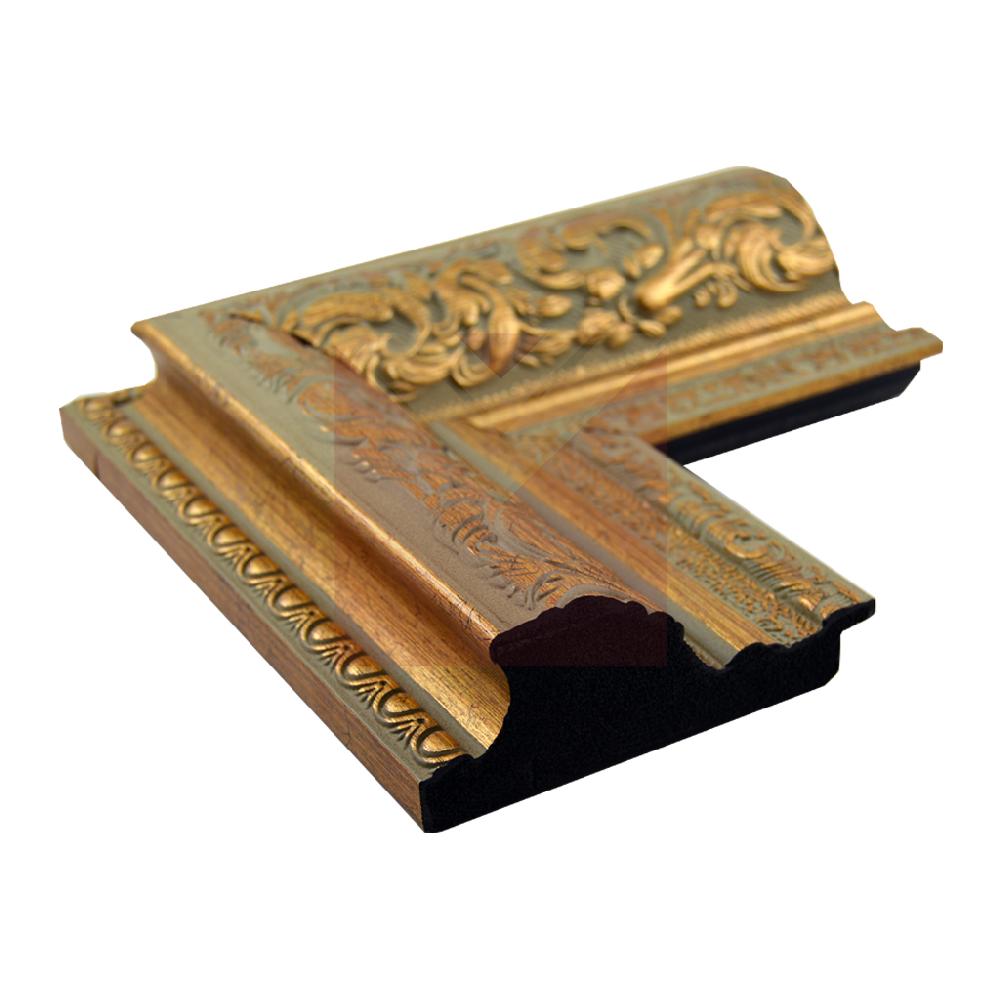 LABRADA 11 cm PATINADA CON ORO                