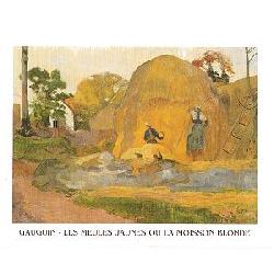 Lamina - Les Meules Janes ou la Moisson Enmarcado de cuadros