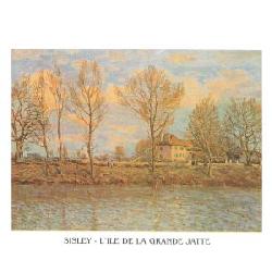 Lamina - L ille de la Grande Jatte Enmarcado de cuadros