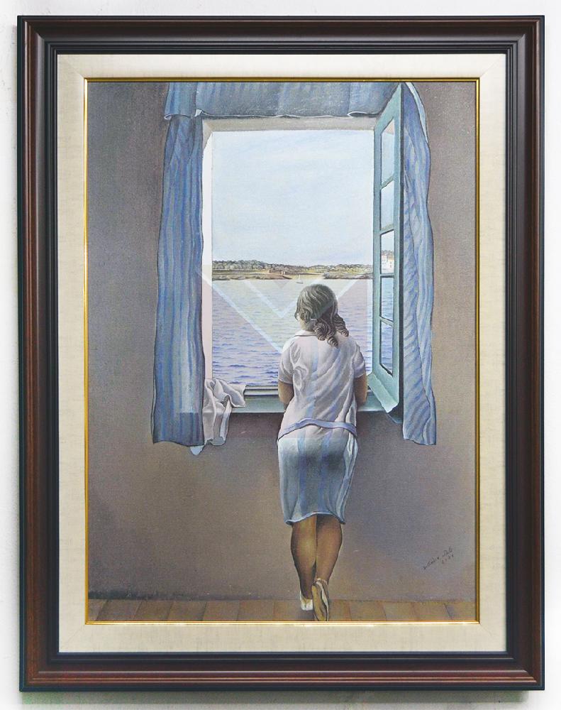Cuadro Muchacha en La Ventana Dali