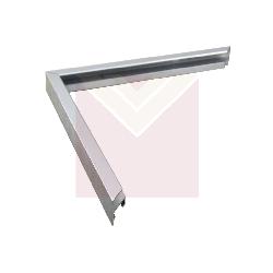 ALUMINIO 12*24 PLATA                Enmarcado de laminas