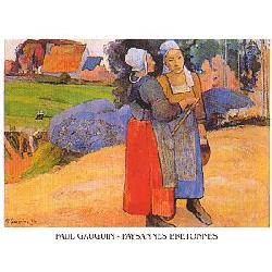 Lamina - Paysannes Bretones Enmarcado de laminas