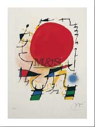 Lamina - Le soleil rouge Enmarcado de cuadros