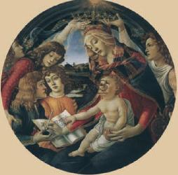 Lamina - Madonna del Magnificat Enmarcado de cuadros