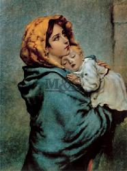 Lamina - Madonna col bambino f Enmarcado de cuadros