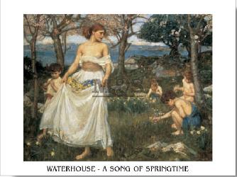 Lamina - A song of springtime Marcos y Cuadros