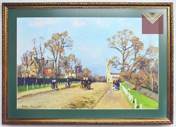 Cuadro Pissarro, La avenida, Sydenham Marcos y Cuadros