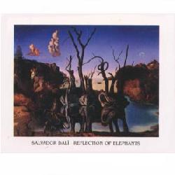 Lamina - Reflection of elephants Enmarcado de cuadros