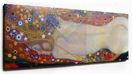 Cuadro Serpientes de agua, Klimt Enmarcado de cuadros