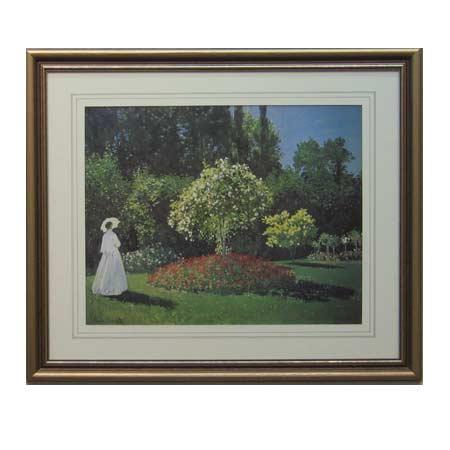 Cuadro  Signora in Giardino Monet