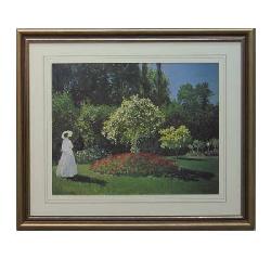 Cuadro  Signora in Giardino Monet Enmarcado de cuadros